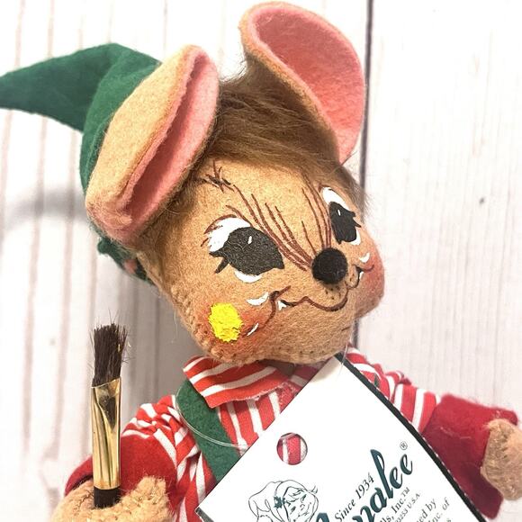 Vintage 2002 Annalee Workshop Mouse 6" with Original Tag (769403) - Picture 2 of 13